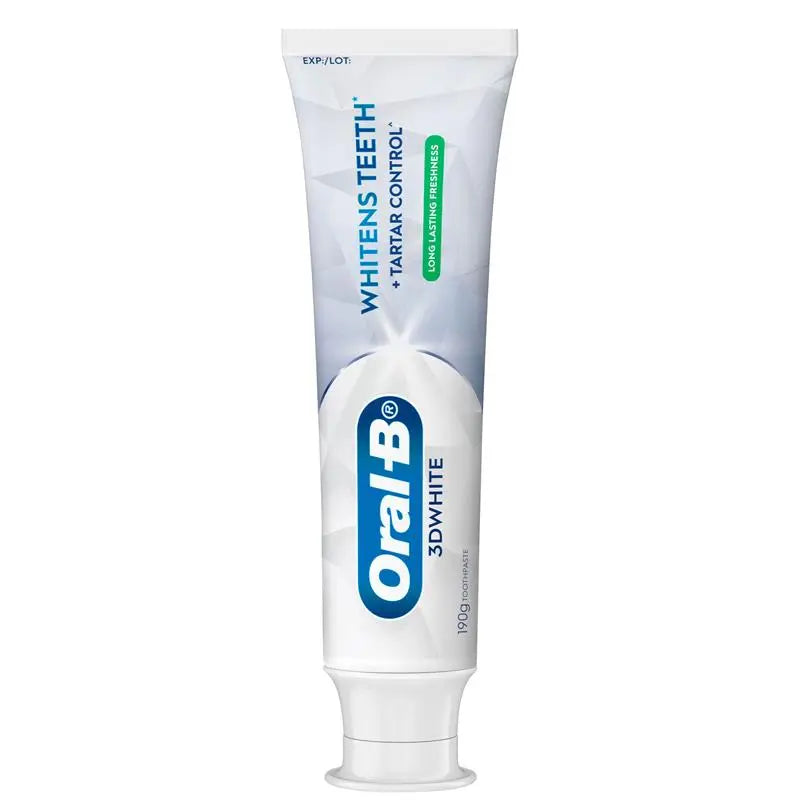 Oral B Toothpaste 3D White Long Lasting Freshness 190g