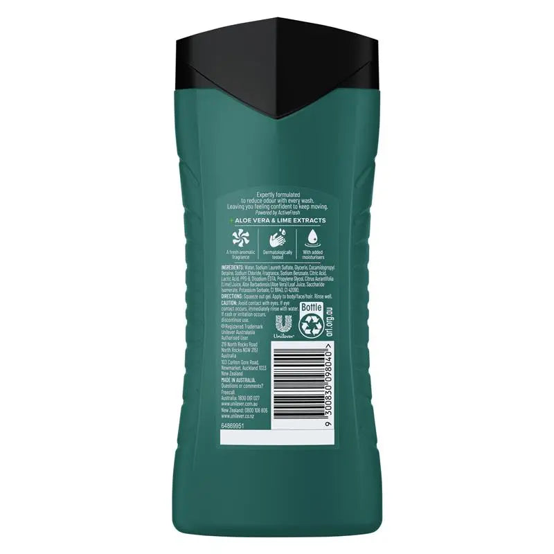 Rexona Men Body Wash Quantum Cool 400ml