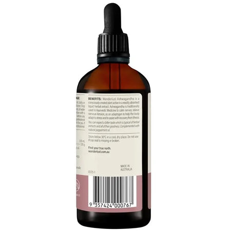 Wanderlust Ashwagandha Drops 140ml