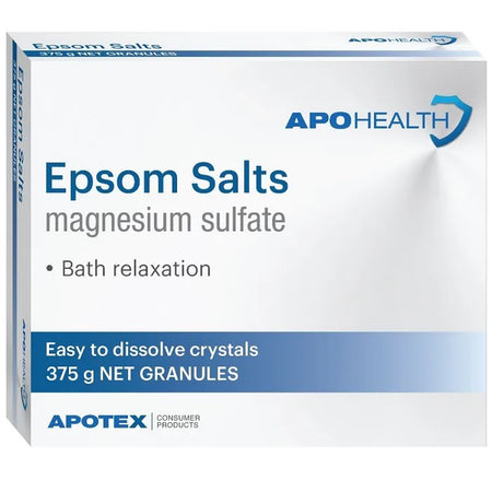 Apohealth Magnesium Sulfate Epsom Salts 375g