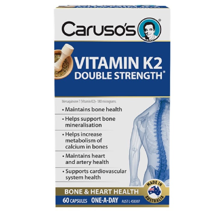 Caruso's Vitamin K2 Double Strength 60