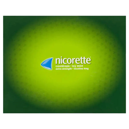 Nicorette Extra Strength Cooldrops Nicotine 4mg Icy Mint 160 Lozenges