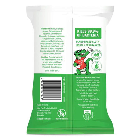 Isocol Multi Purpose Anti-Bacterial 15 Wipes
