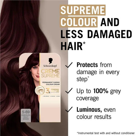 Schwarzkopf Creme Supreme Permanent Chocolate Violet 5-69
