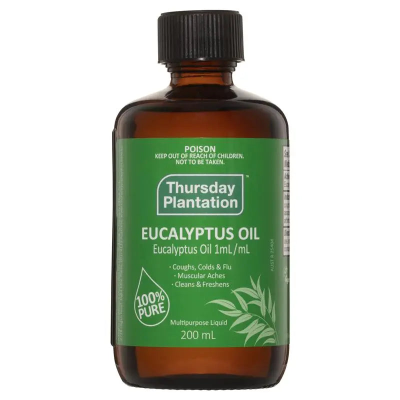 Thursday Plantation Eucalyptus Oil 100% Pure 200ml