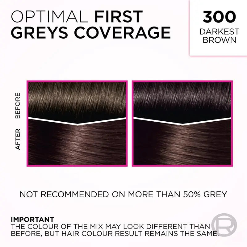 L'Oréal Paris Casting Crème Gloss Semi-Permanent Hair Colour 300 Darkest Brown