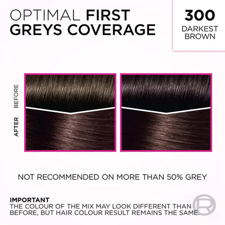 L'Oréal Paris Casting Crème Gloss Semi-Permanent Hair Colour 300 Darkest Brown