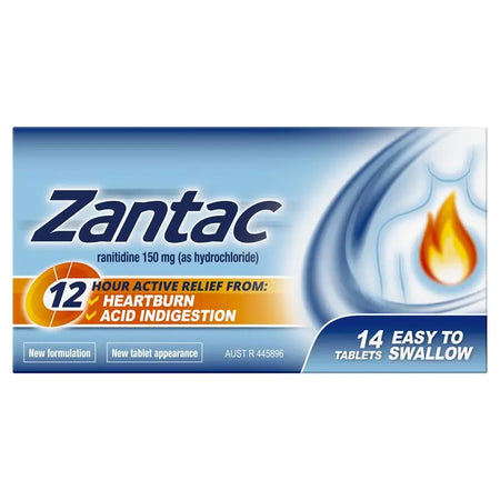 Zantac 12 Hour 150mg 14 Tablets