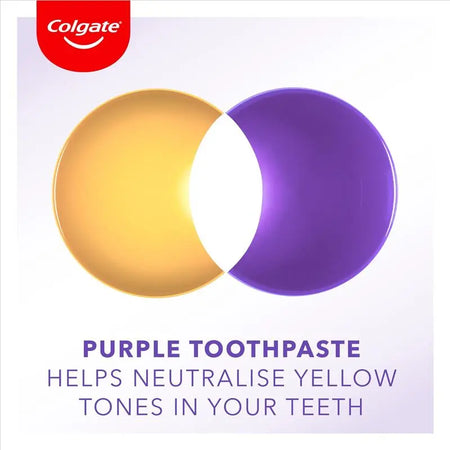 Colgate Toothpaste Advanced Whitening Purple 120g