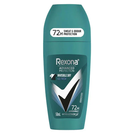 Rexona Men Advanced Antiperspirant Roll On Invisible Dry Ice Fresh 50ml