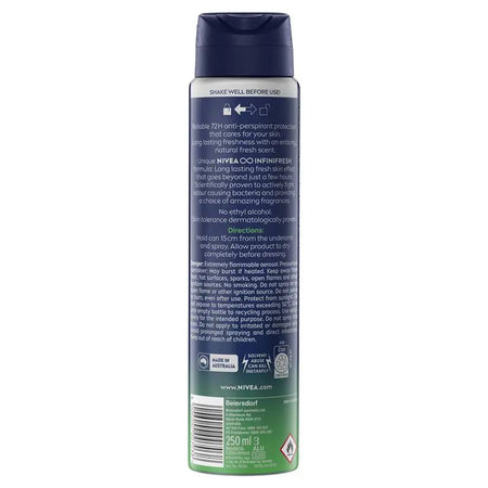 Nivea Men Fresh Sensation Deodorant 72hour 250ml
