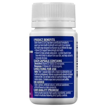 Ostelin Vitamin D3 & K2 60 Capsules