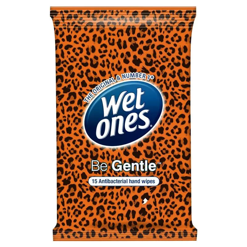 Wet Ones Be Gentle Antibacterial Wipes 4x15 Pack
