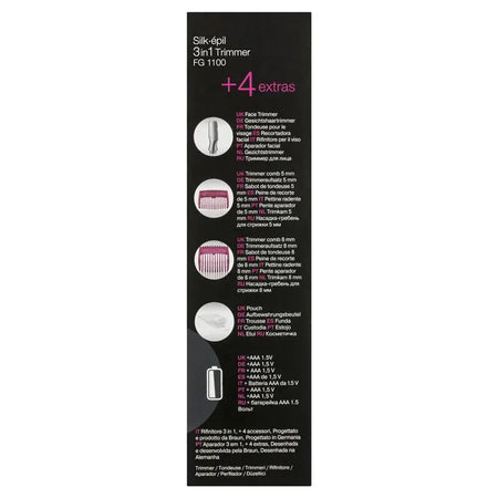 Braun Silk-Epil 3in1 Trimmer FG 1100