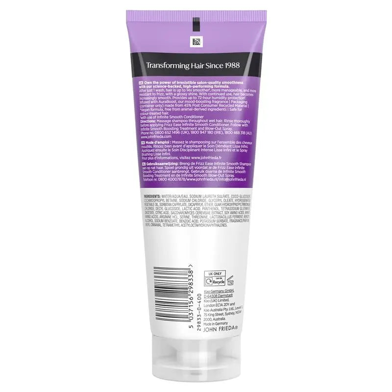 John Frieda Frizz Ease Infinite Smooth Shampoo 250mL