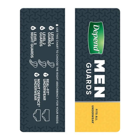 Depend Male Guards Level 2 12 Pack