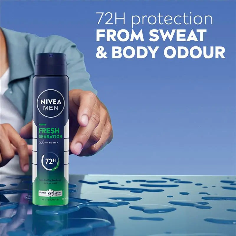 Nivea Men Fresh Sensation Deodorant 72hour 250ml
