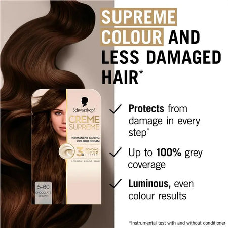 Schwarzkopf Creme Supreme Permanent Chocolate Brown 5-60