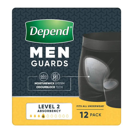 Depend Male Guards Level 2 12 Pack