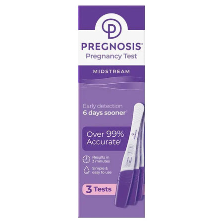 Pregnosis Midstream - 3 Pregnancy Tests