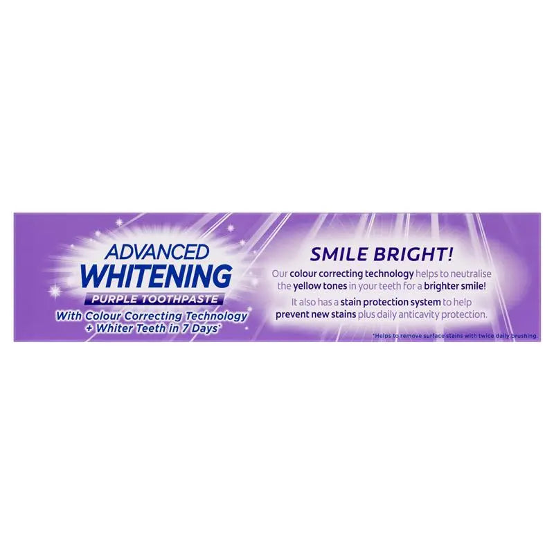 Colgate Toothpaste Advanced Whitening Purple 120g