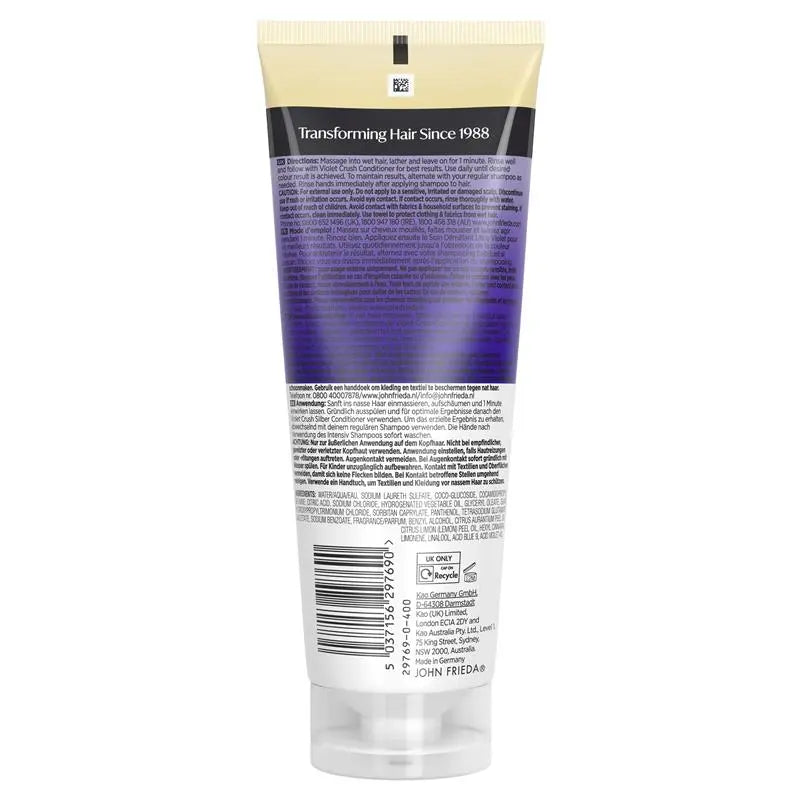 John Frieda Violet Crush Intensive Purple Shampoo 250mL