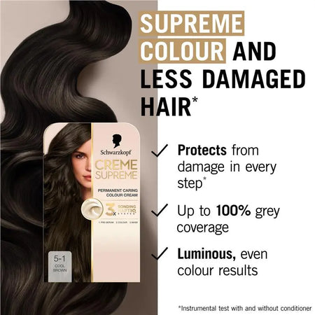 Schwarzkopf Creme Supreme Permanent Cool Brown 5-1