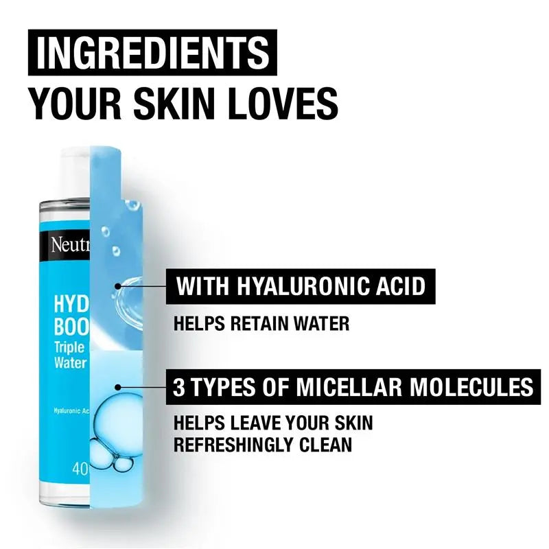 Neutrogena Hydro Boost Triple Micellar Water 400ml