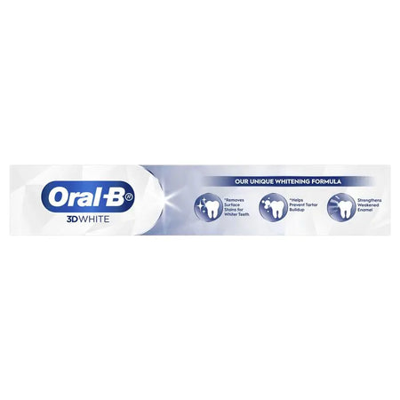 Oral B Toothpaste 3D White Long Lasting Freshness 190g