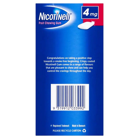Nicotinell 4mg Fruit Gum 96 Pack