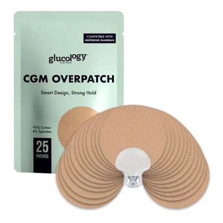 Glucology CGM Patch Medtronic Guardian Beige 25 Pack
