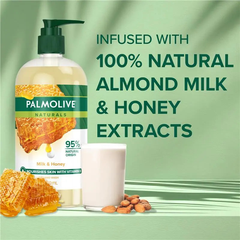 Palmolive Naturals Softwash Hand Wash Milk & Honey 500ml