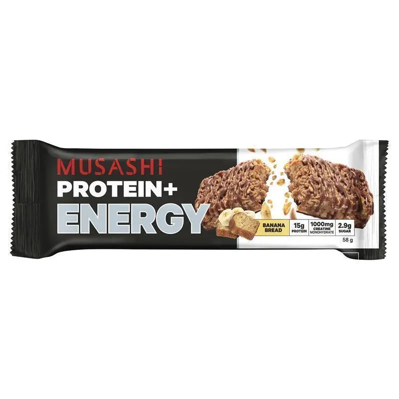 Musashi Energy Bar Banana Bread 58g Z12