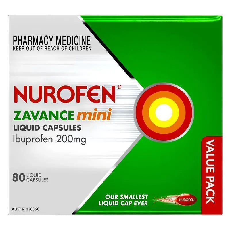 Nurofen Zavance 80 Mini Liquid Capsules