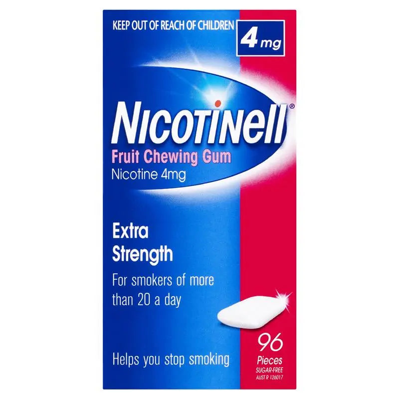 Nicotinell 4mg Fruit Gum 96 Pack