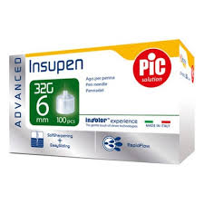 Insupen Advanced Pen Needle 32g 6mm 100 Pack