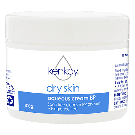 Kenkay Dry Skin Aqueous Cream BP 100g Jar