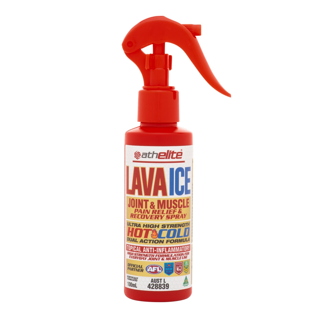 Athelite Lava Ice Joint And Muscle Pain Relief And Recovery Spray 100ml