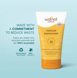Wotnot Natural Sunscreen 30 SPF Suitable For Sensitive Skin 150g