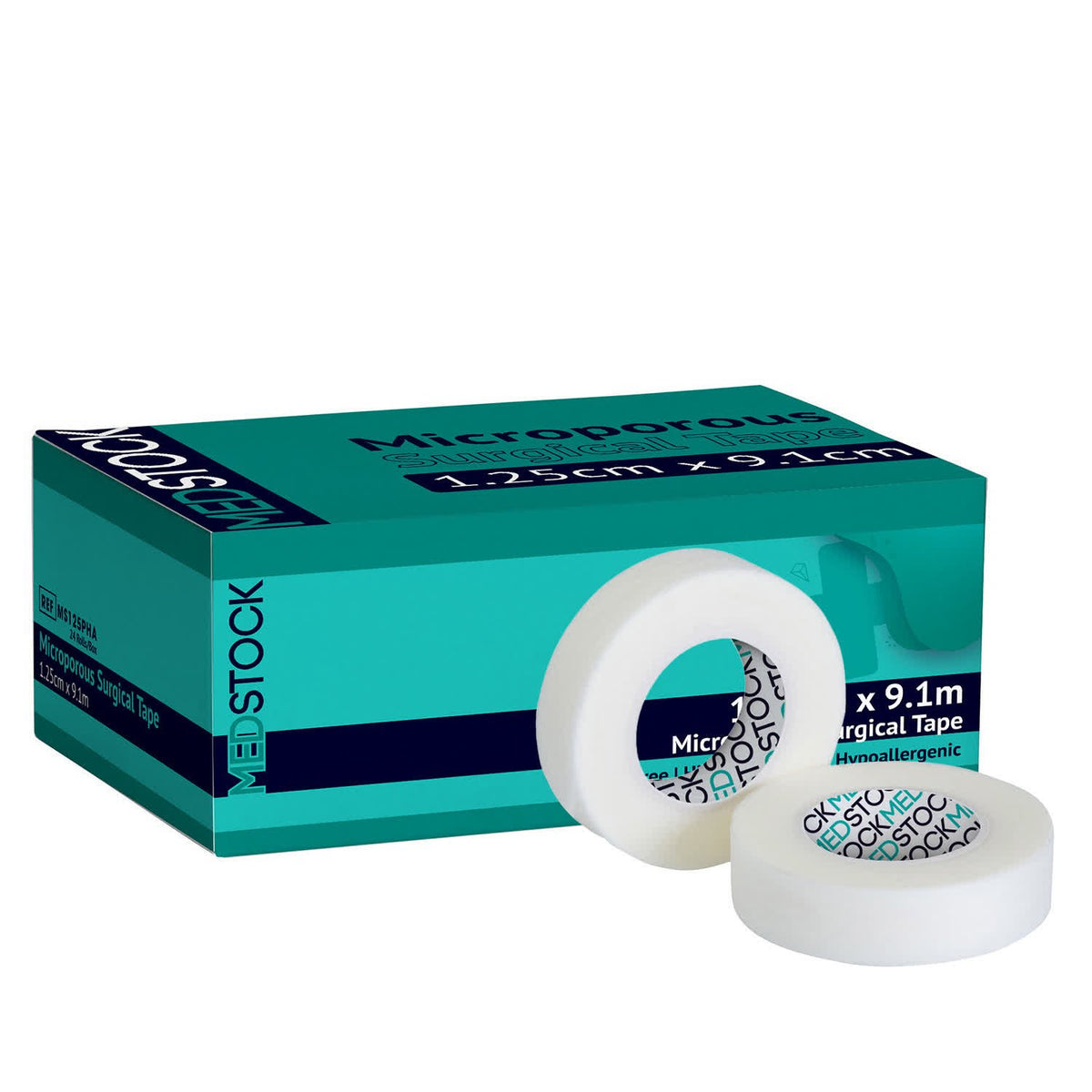 Medstock Microporous Tape 1.25 cmx1.9M 24PK