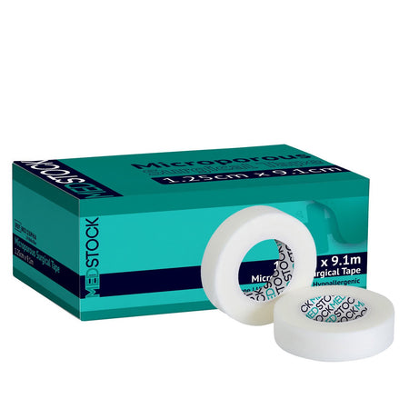 Medstock Microporous Tape 1.25 cmx1.9M 24PK