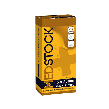 Medstock Wound Closure Strip 6Mmx75Mm