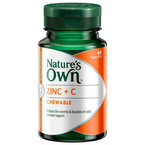 Nature's Own Zinc + C 60 Chewable Tablets