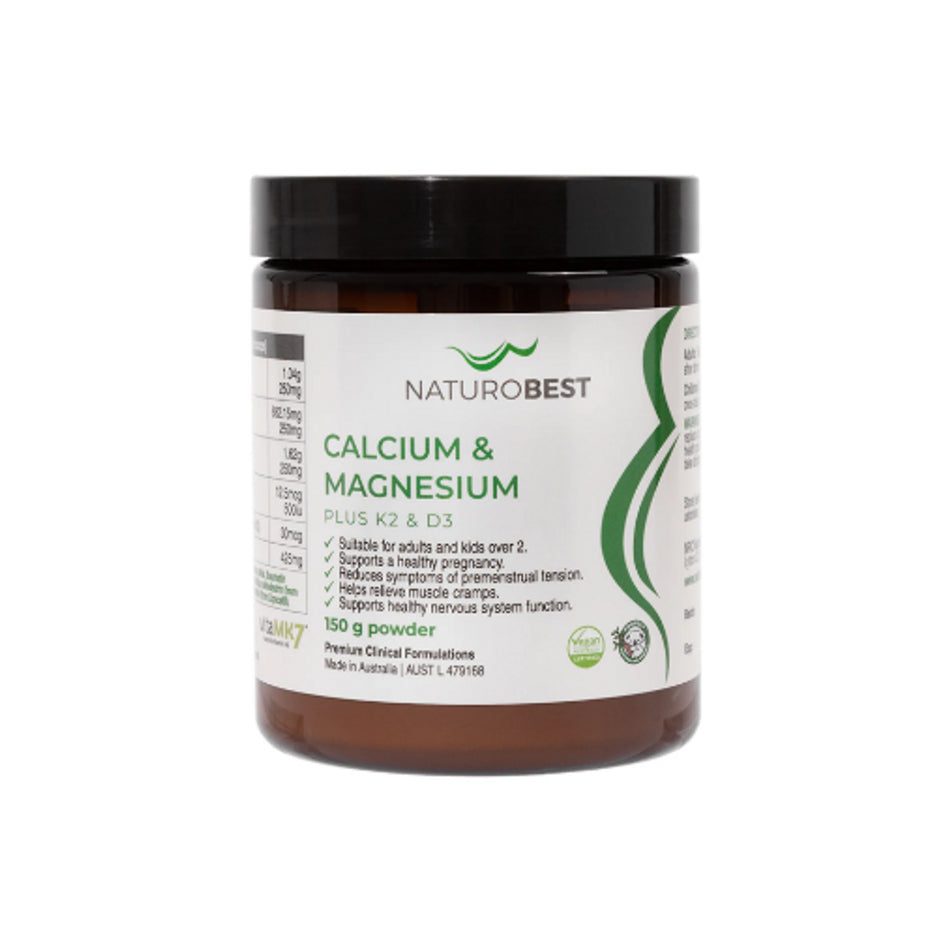 NaturoBest Calcium & Magnesium Plus K2 & D3 300g