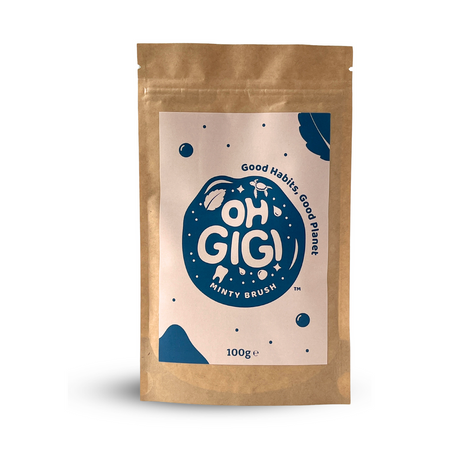 Ohgigi Tooth Powder Minty Brush Refill 100g