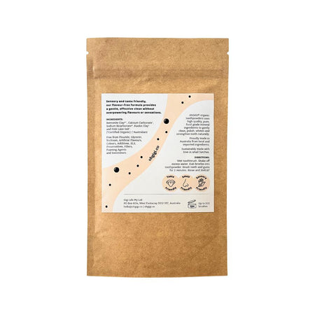 Ohgigi Tooth Powder Flavour-free Brush Refill 100g