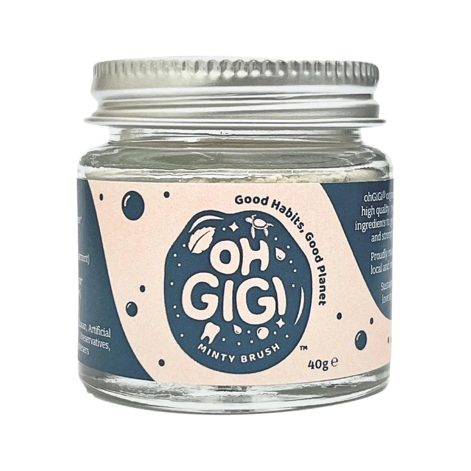 Ohgigi Tooth Powder Minty Brush 40g