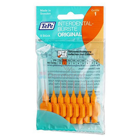TEPE Interdental Brush Original Orange (size 1) 8pcs