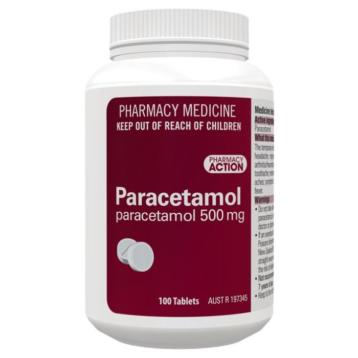 Pharmacy Action Paracetamol 96 Tabs