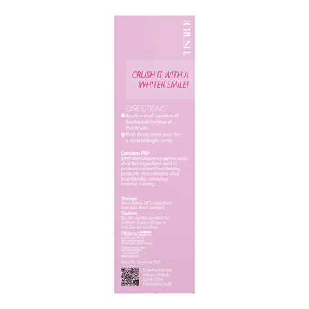 Piksters Crush Whitening Toothpaste Strawberry Mint 96g